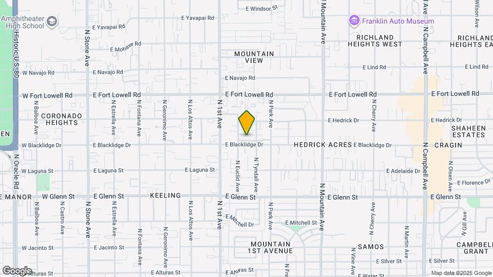 841 E Park Modern Dr Mapa y Detalles de la Ubicación