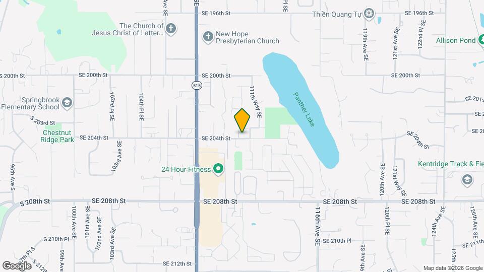 11046 SE 204th St Map and Location Details