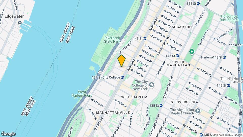 609 West 138th Street Mapa y Detalles de la Ubicación