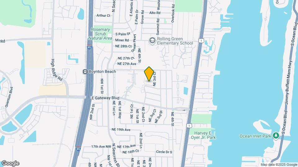 2601 NE 3rd Ct Map and Location Details