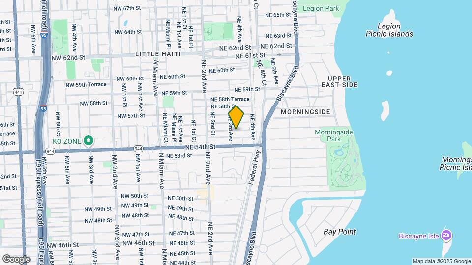 320 NE 55th Terrace Map and Location Details