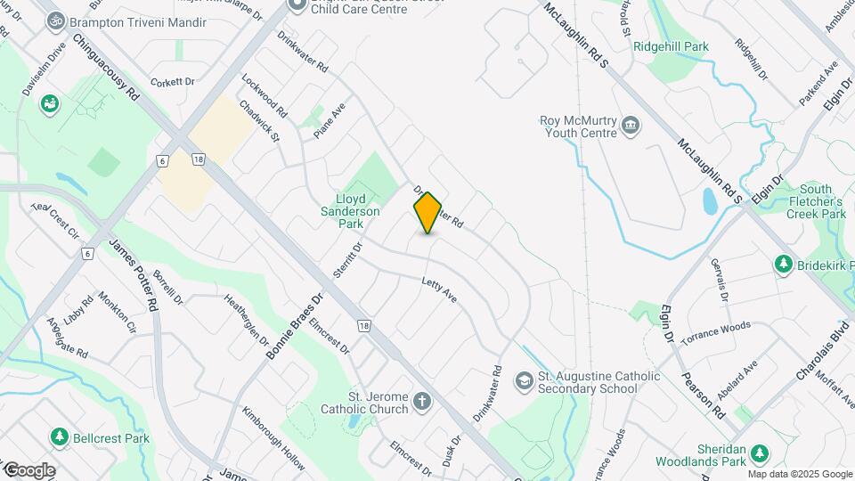 99 Hood Crescent Map and Location Details