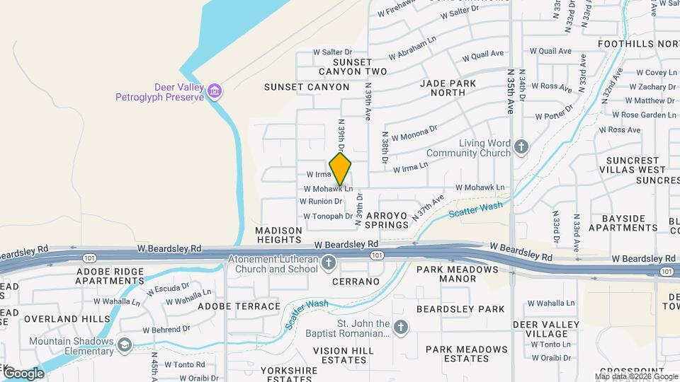 20448 N 40th Ave Mapa y Detalles de la Ubicación