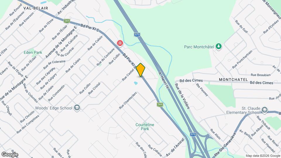 1249 Pie-XI Boul S Map and Location Details