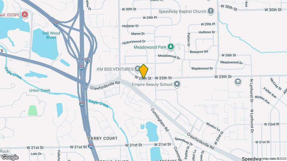 6037 W 25th St Map and Location Details