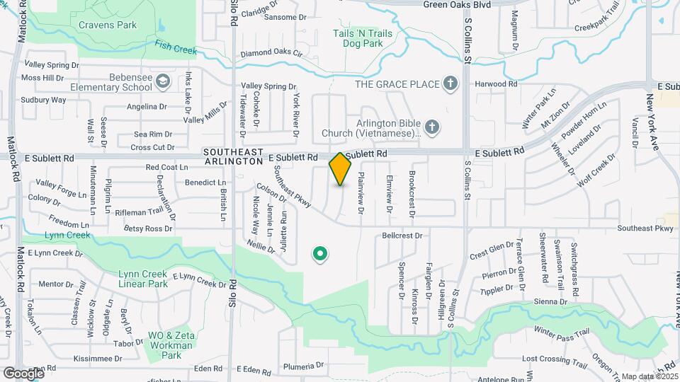 6400 Meadowglen Dr Map and Location Details