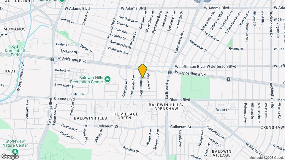 3456 S Redondo Blvd Map and Location Details