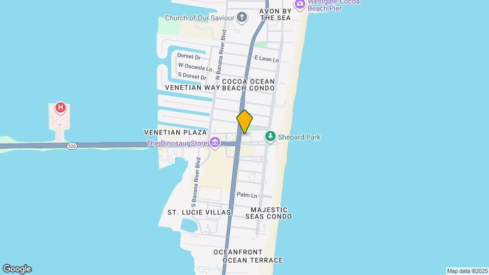 4300 N Atlantic Ave Map and Location Details