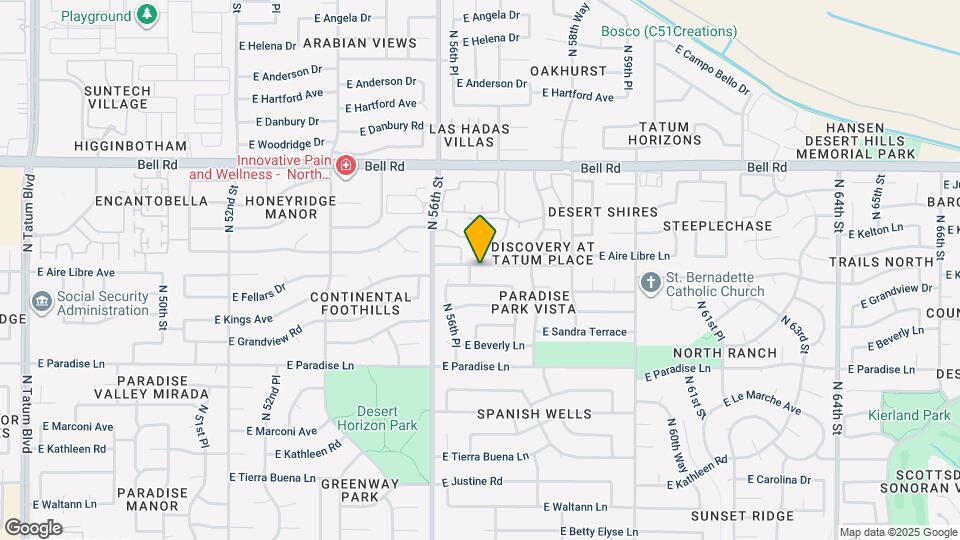 5639 E Aire Libre Ave Mapa y Detalles de la Ubicación