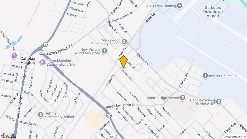 733 Mildred Ave Mapa y Detalles de la Ubicación