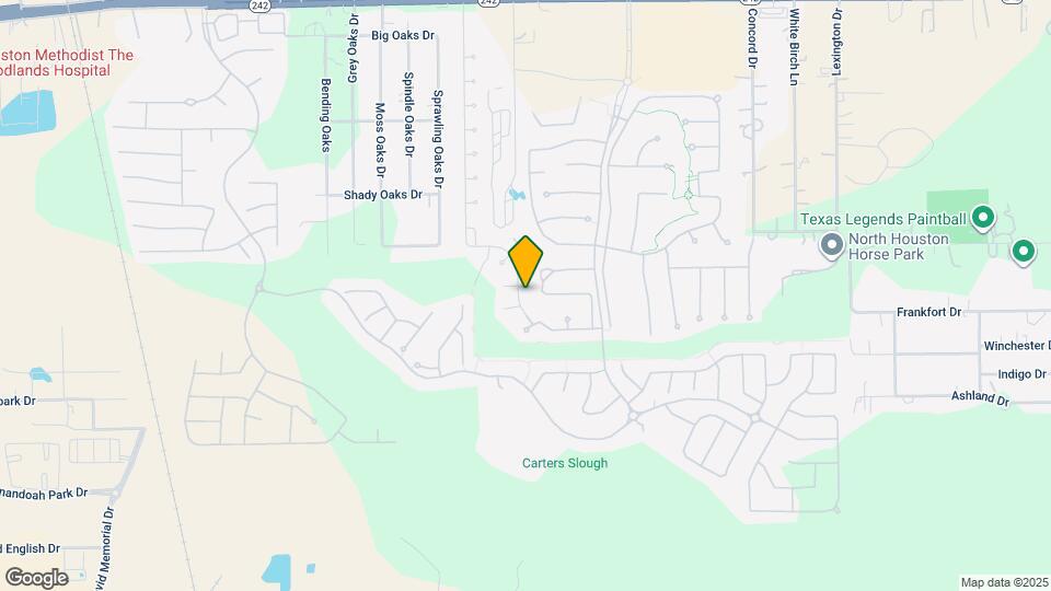 17239 Glen Oaks Dr Map and Location Details