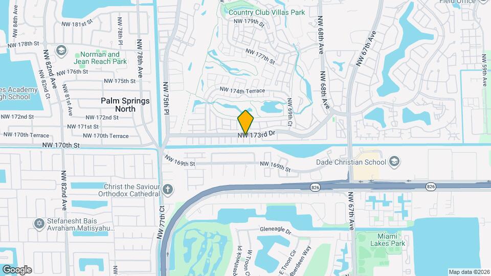 17255 NW 72nd Ct Map and Location Details