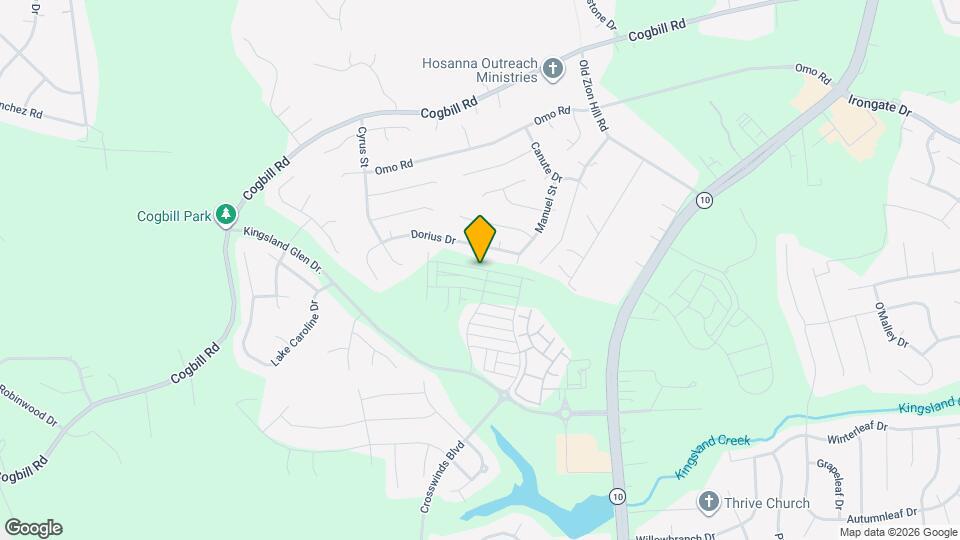 6113 Jackline Run Map and Location Details