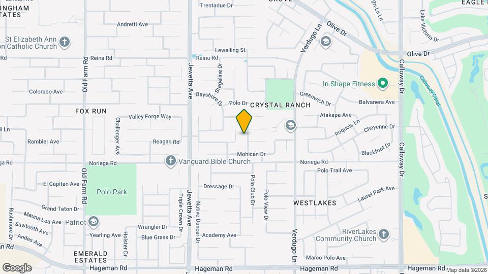 5205 Secretariat Ln Map and Location Details