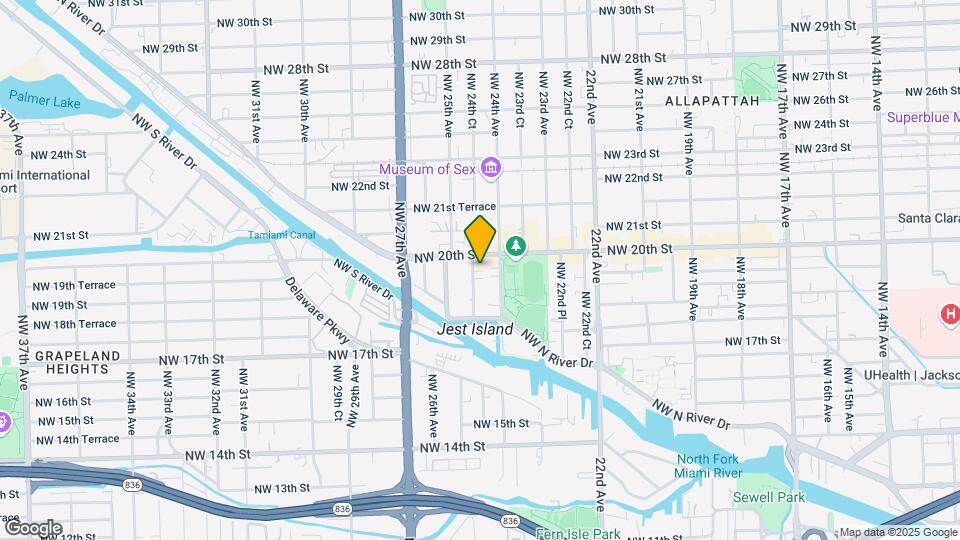 1975 NW 24th Ct Map and Location Details
