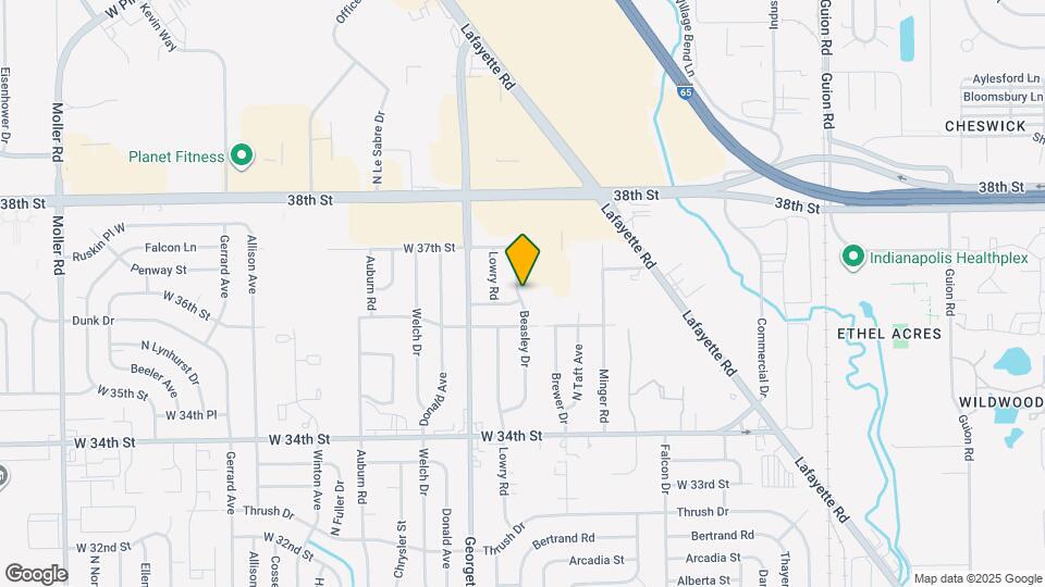 3621 Beasley Dr Map and Location Details