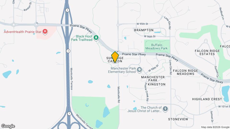 9776 Montclaire Dr Map and Location Details