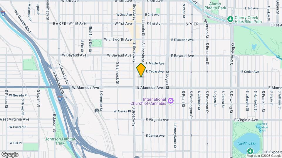 249 S Lincoln St Map and Location Details