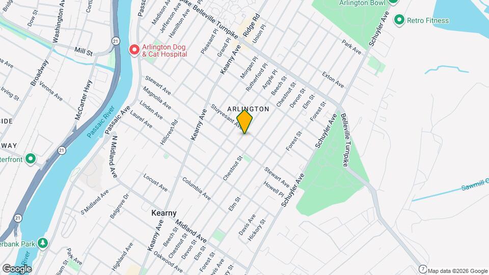 308 Beech St, Unit 1 Map and Location Details
