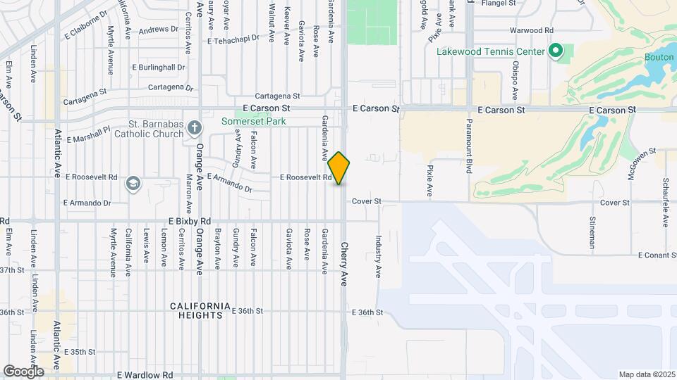 3855 Cherry Ave Map and Location Details