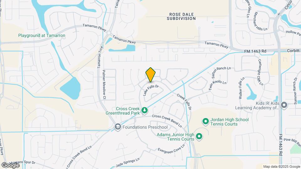 3714 Lake Falls Dr Map and Location Details