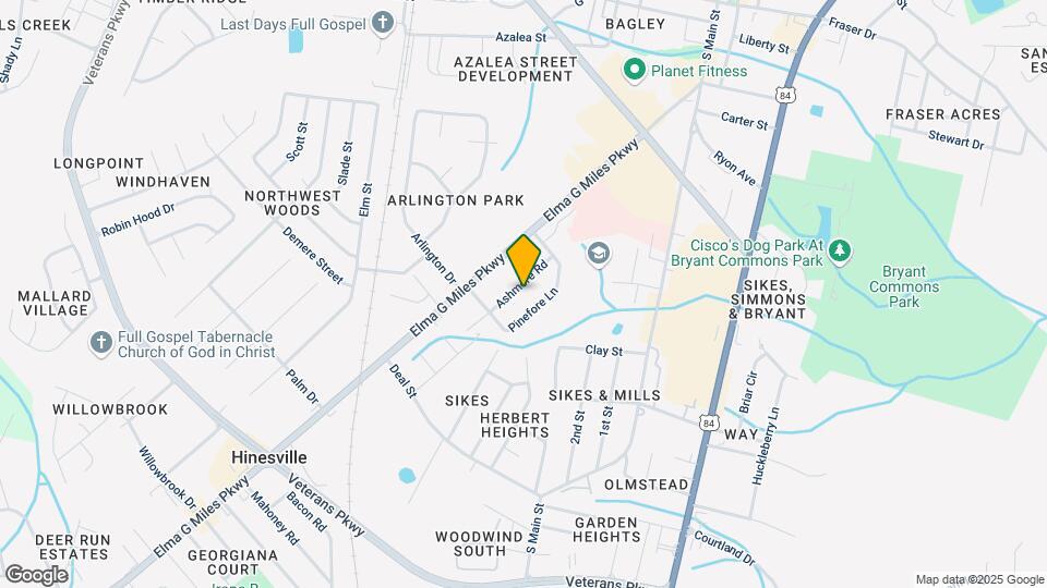 522 Ashmore Rd Map and Location Details