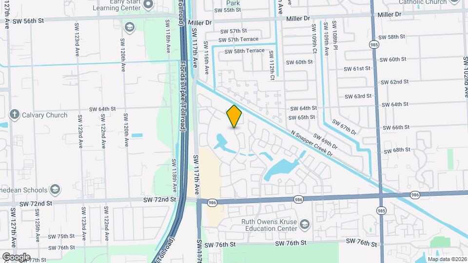 6604 SW 114th Pl Map and Location Details