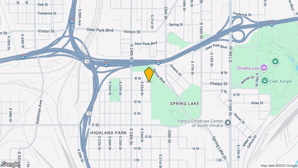 3722 S 22nd St Map and Location Details