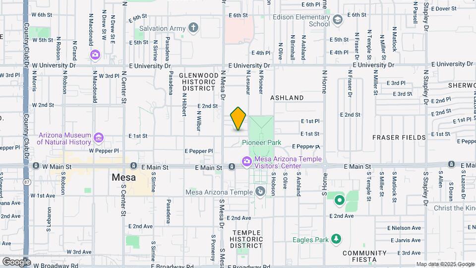 432 E 1st St-Unit -1 Map and Location Details