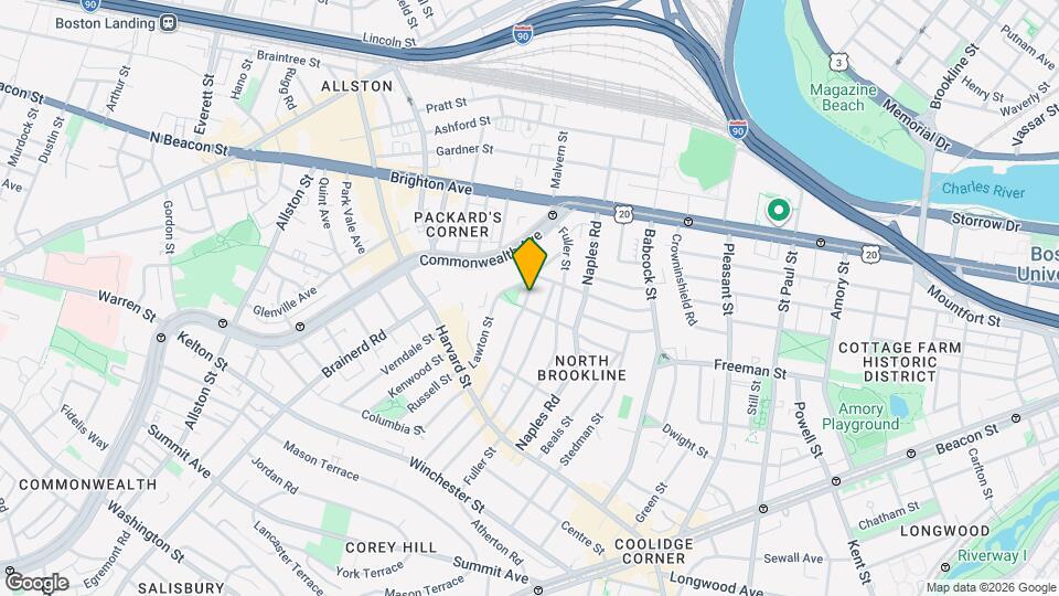 159 Thorndike St Map and Location Details