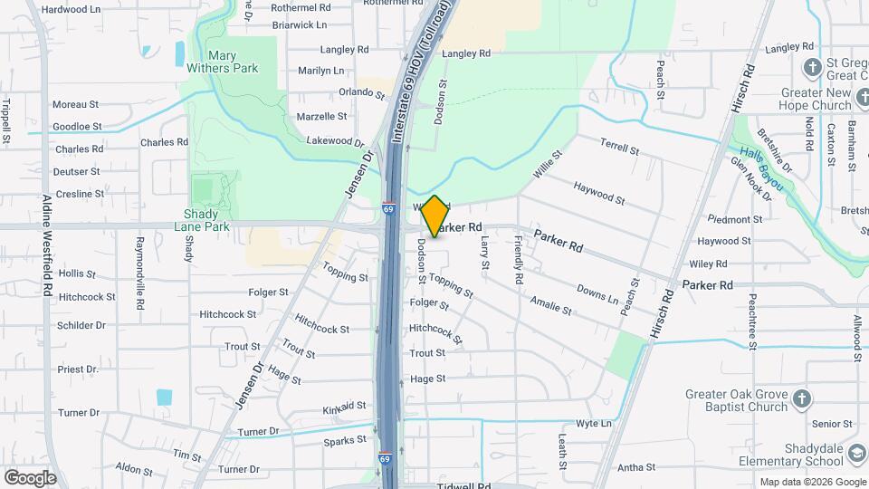 3709 Gager St Map and Location Details