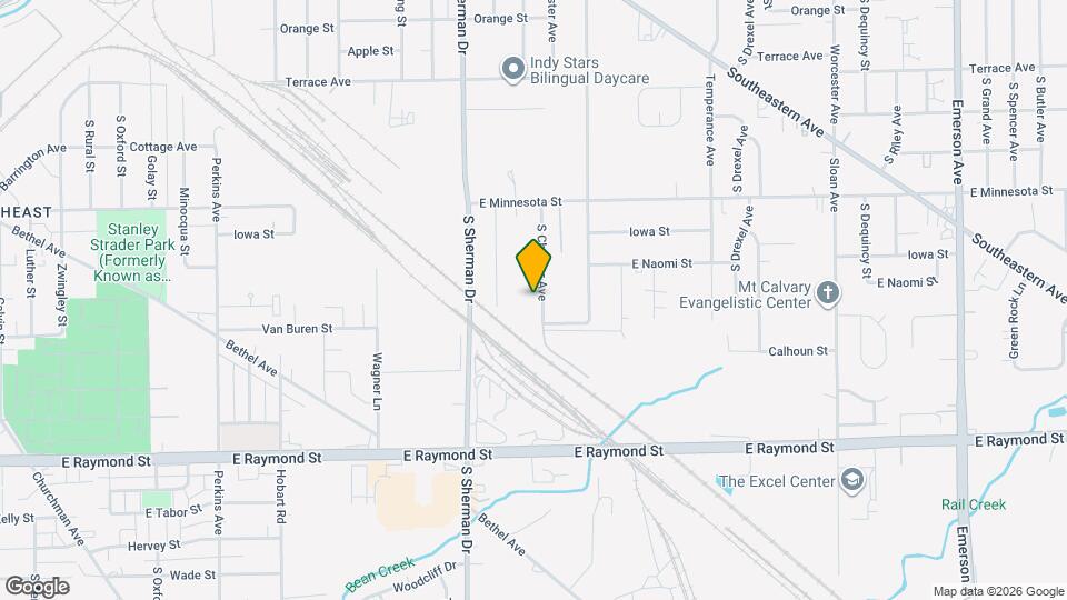 1822 S Chester Ave Map and Location Details