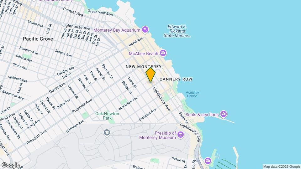501 Lighthouse Avenue - Monterey Map and Location Details