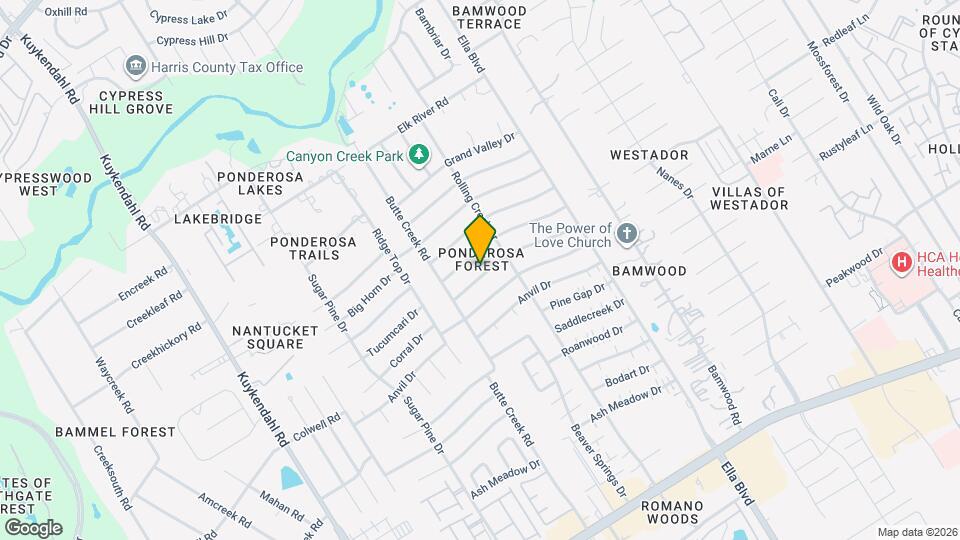 1618 Tucumcari Dr Mapa y Detalles de la Ubicación