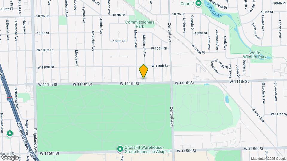 5724 W 111th St Map and Location Details