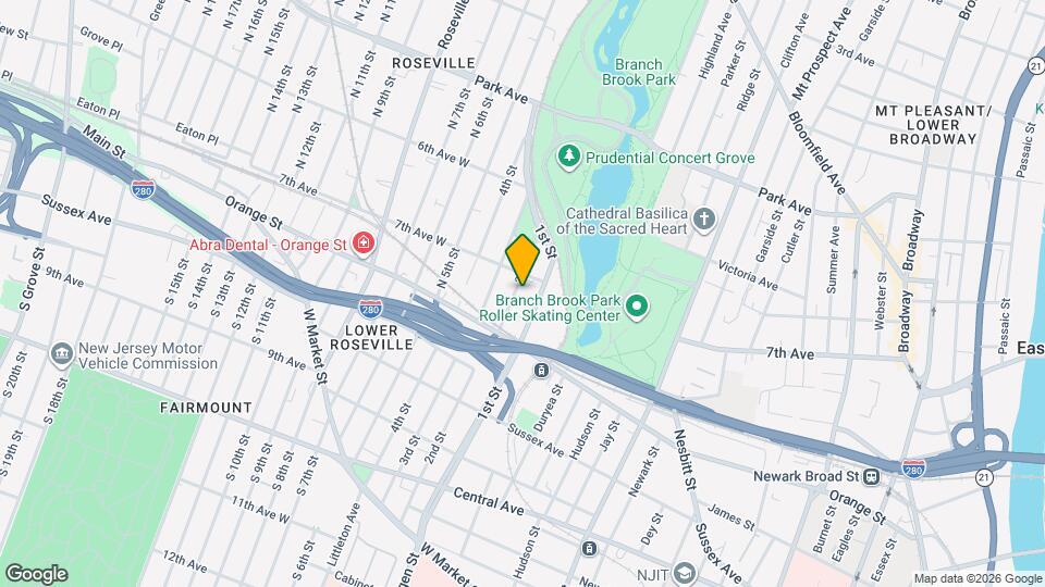 203 2nd St, Unit 203 2nd Street, Newark City, NJ 07107 Mapa y Detalles de la Ubicación
