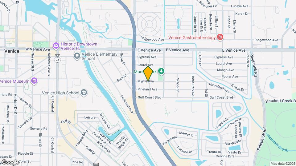 744 Myrtle Ave Map and Location Details