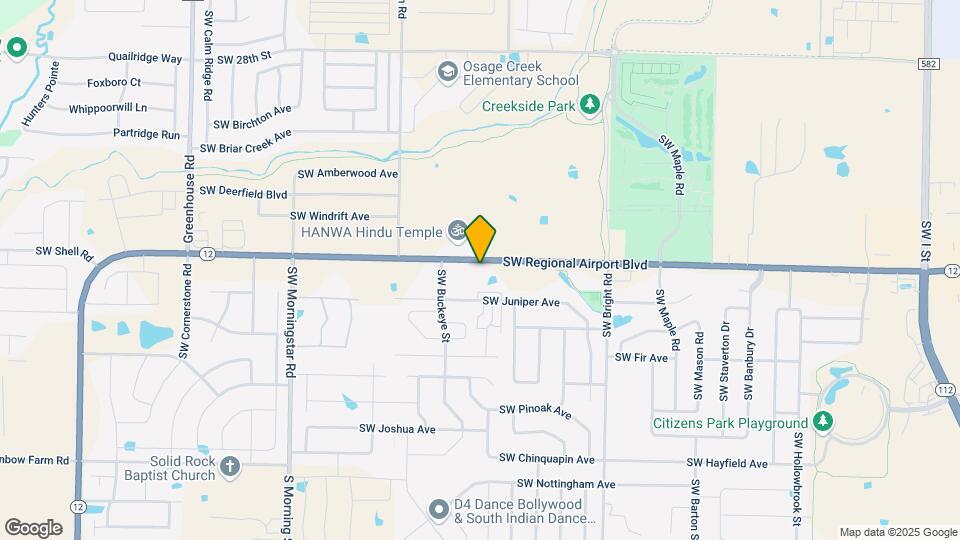 2415 SW Regional Airport Blvd Map and Location Details