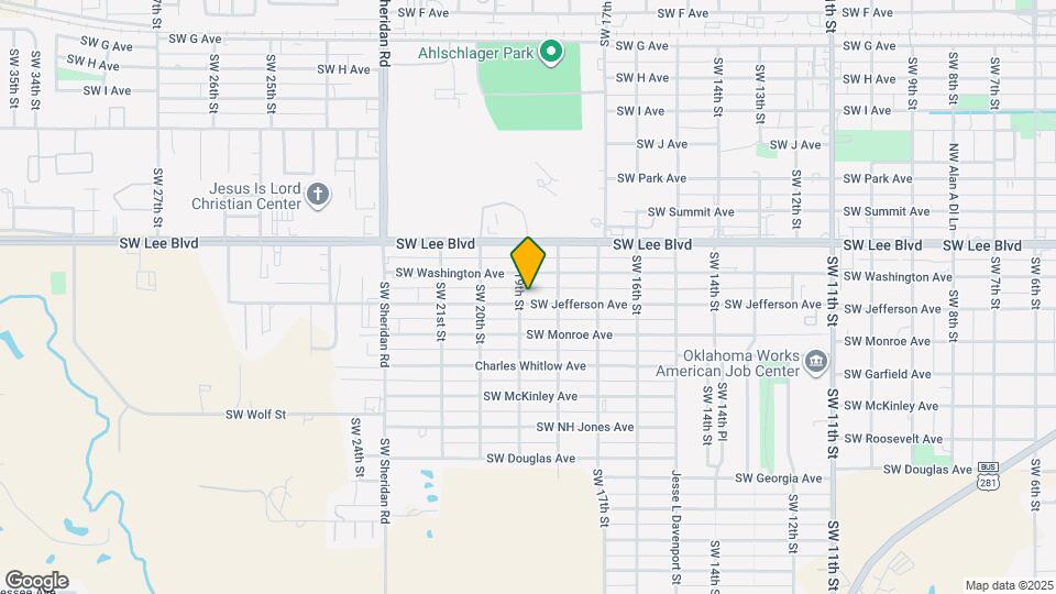 1817 SW Jefferson Ave Map and Location Details