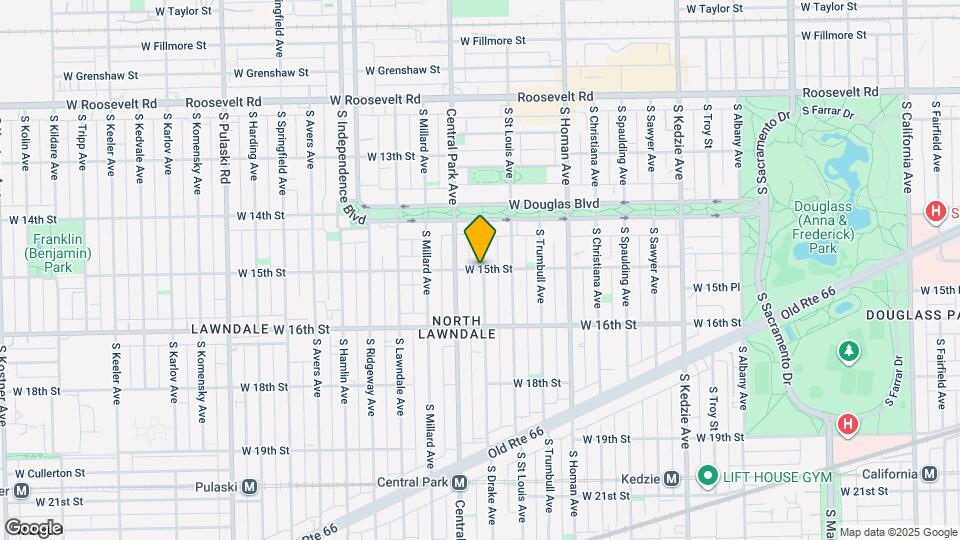 3541 W 15th St Map and Location Details