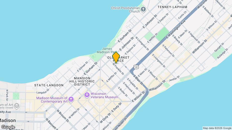 123 N Franklin St, Unit Apt. 1 Map and Location Details