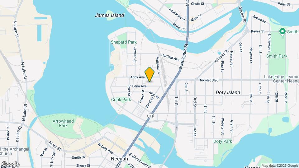 127 Edna Ave, Unit 127 1/2 Map and Location Details