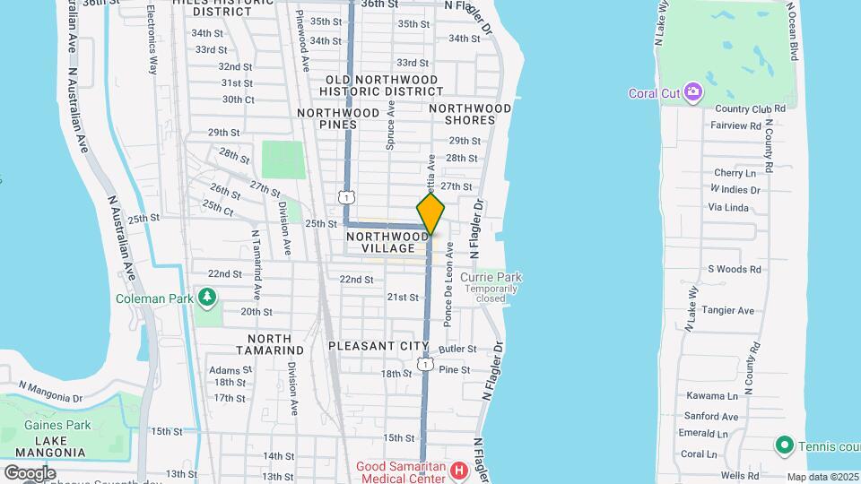 233 24th St Map and Location Details