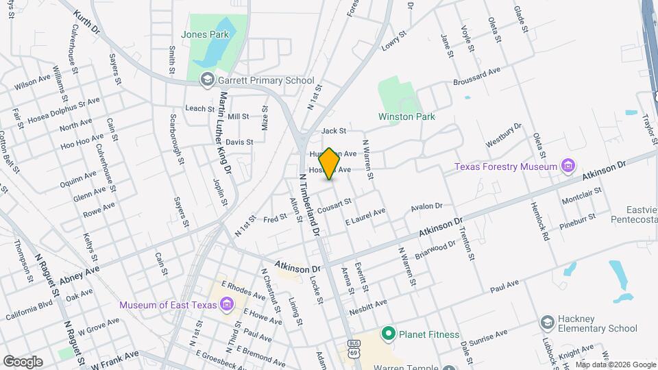 901 Everitt St Map and Location Details