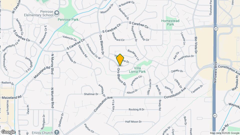 4925 Oro Blanco Pl Map and Location Details