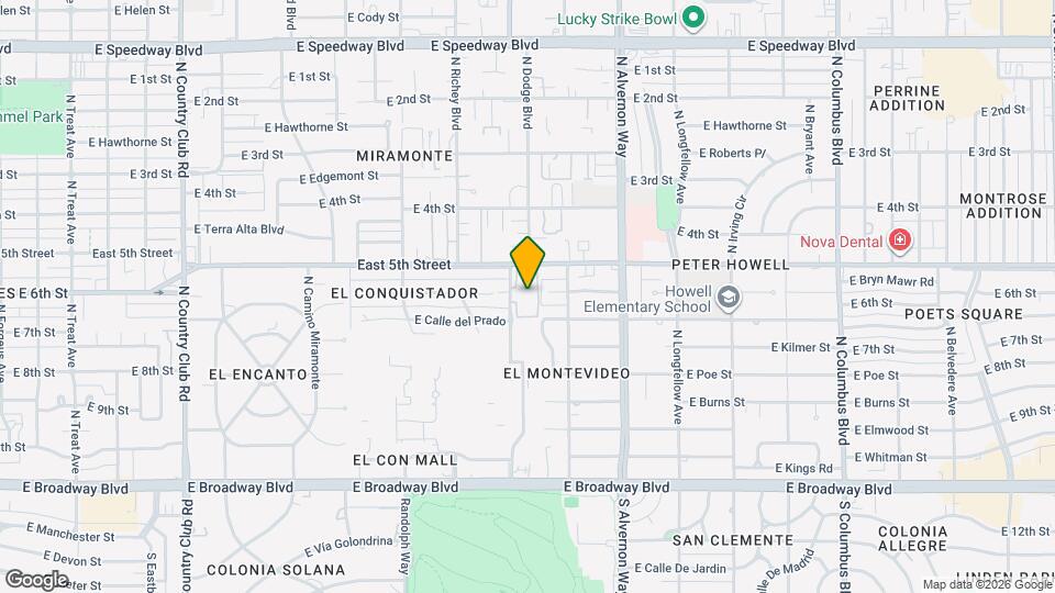 558 N Dodge Blvd Map and Location Details