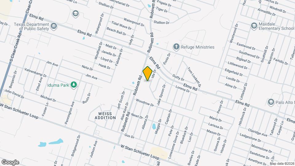 3705 Ida Dr Map and Location Details