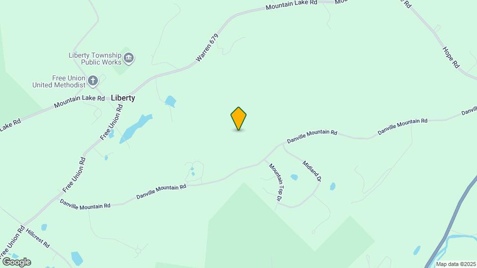 66 Danville Mountain Rd Map and Location Details