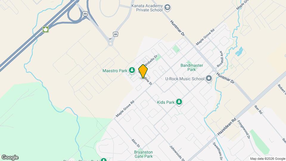 822 Maloja Way Map and Location Details