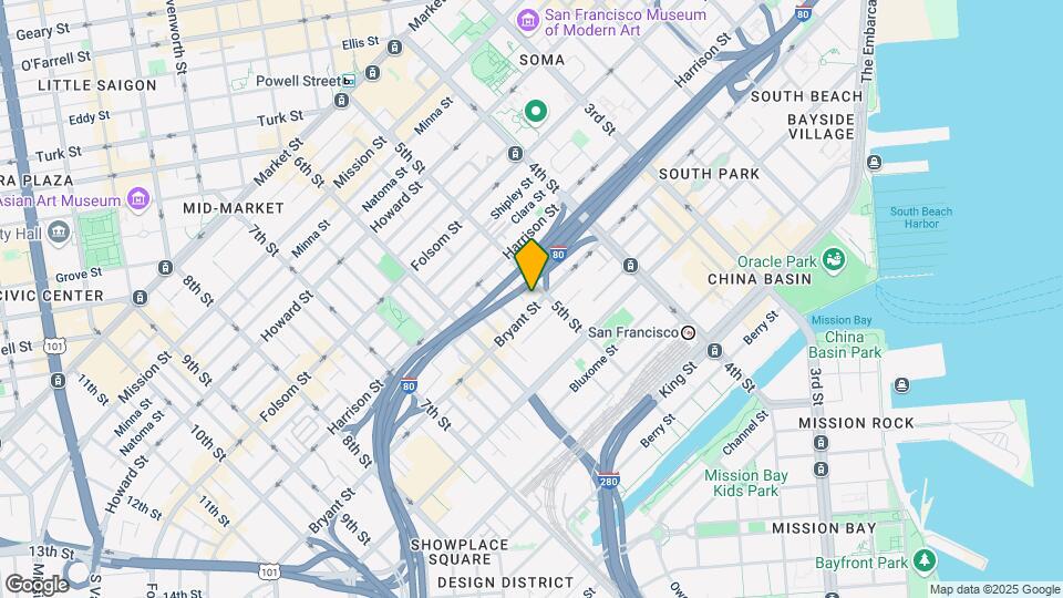 712 Bryant St, Unit 4 Map and Location Details